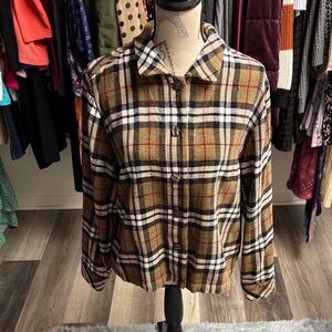 Vintage Christopher & Banks Plaid Jacket